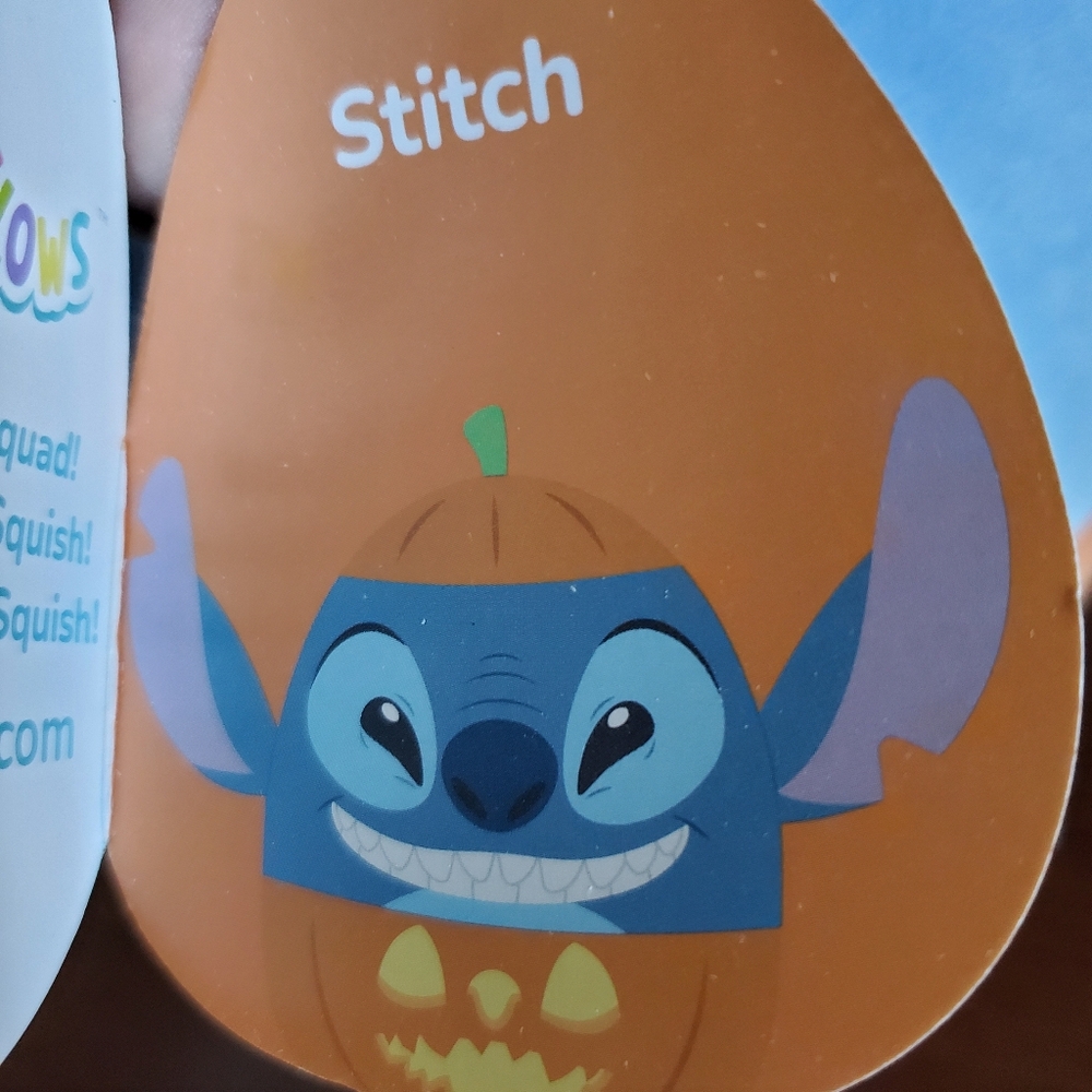 Squishmallows Stitch Pumpkin Halloween Plush 8" Inch Jazwares 2025 NWT NEW - Picture 6 of 7